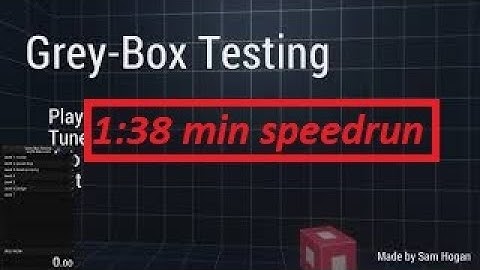 Grey-Box Testing Any%inbounds (1:38)