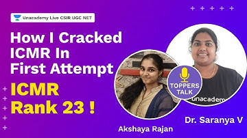 How I cracked ICMR in first attempt  - ICMR Rank 23 ! ICMR Topper Strategy