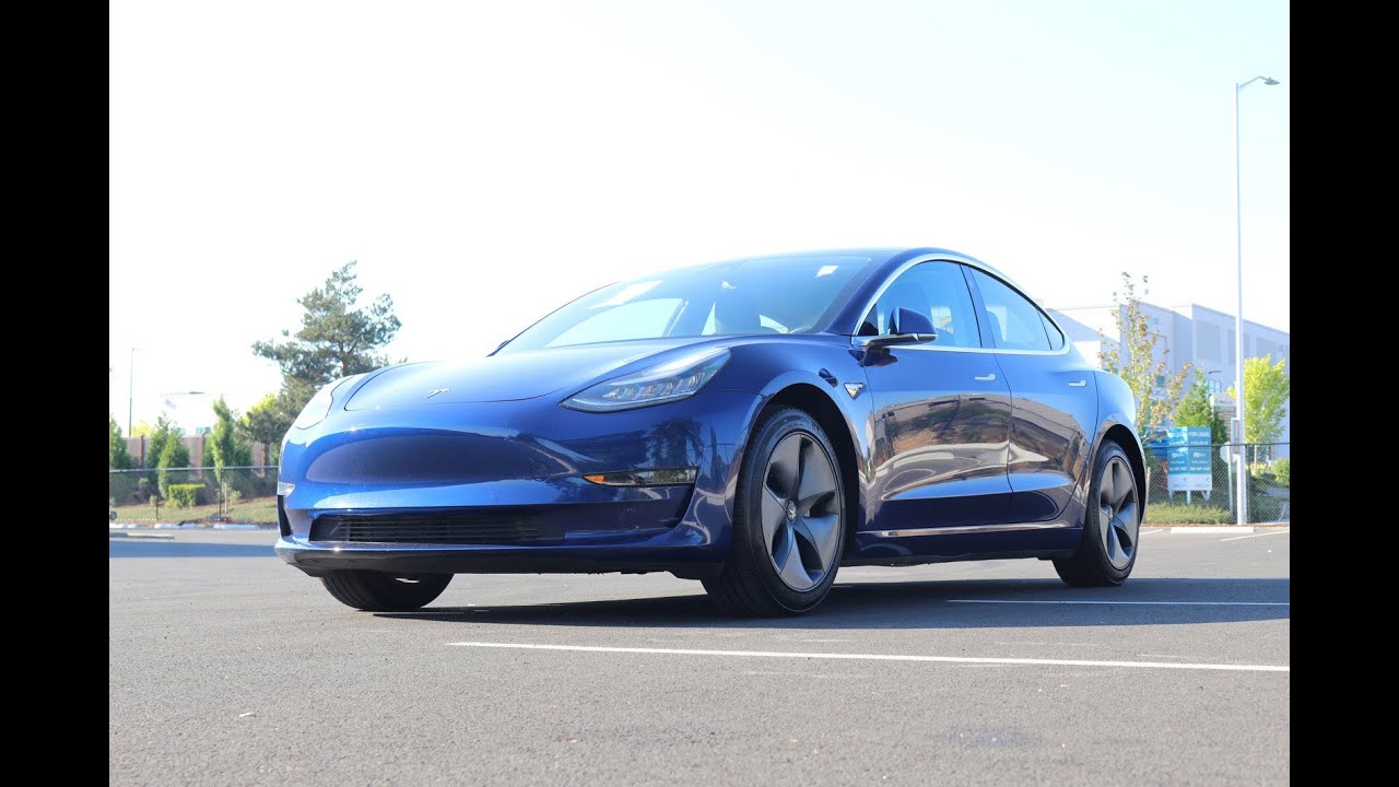 2019 Tesla Model 3 Standard Range Plus Walk Around and Info - YouTube