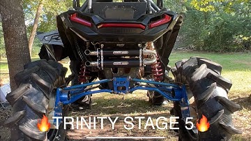 Polaris Rzr Turbo Xp 1000 ~ Trinity stage 5 slip on exhaust install and sound clip