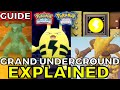 Grand Underground Guide Explained! Pokemon Brilliant Diamond and Shining Pearl