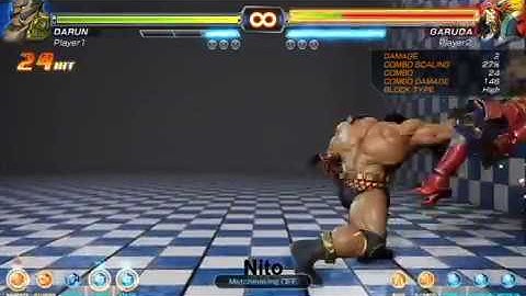 Fighting Ex Layer Beta (Demo) Darun combo 100%