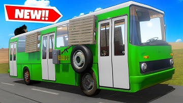 UPGRADING My Bus To Survive The Desert in The Long Drive Mods!