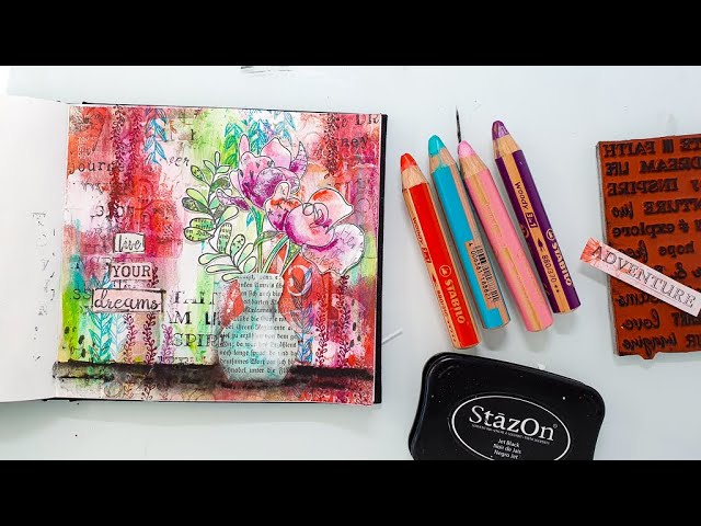 How to use Stabilo Woody crayons 