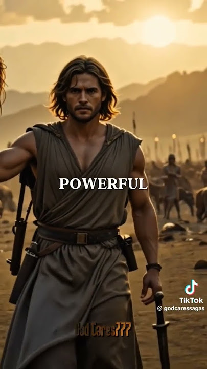 The famous story of David and Goliath...1 Samuel 17.Faith in God slays Giants.