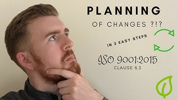Planning of Changes (ISO 9001:2015 Clause 6.3)