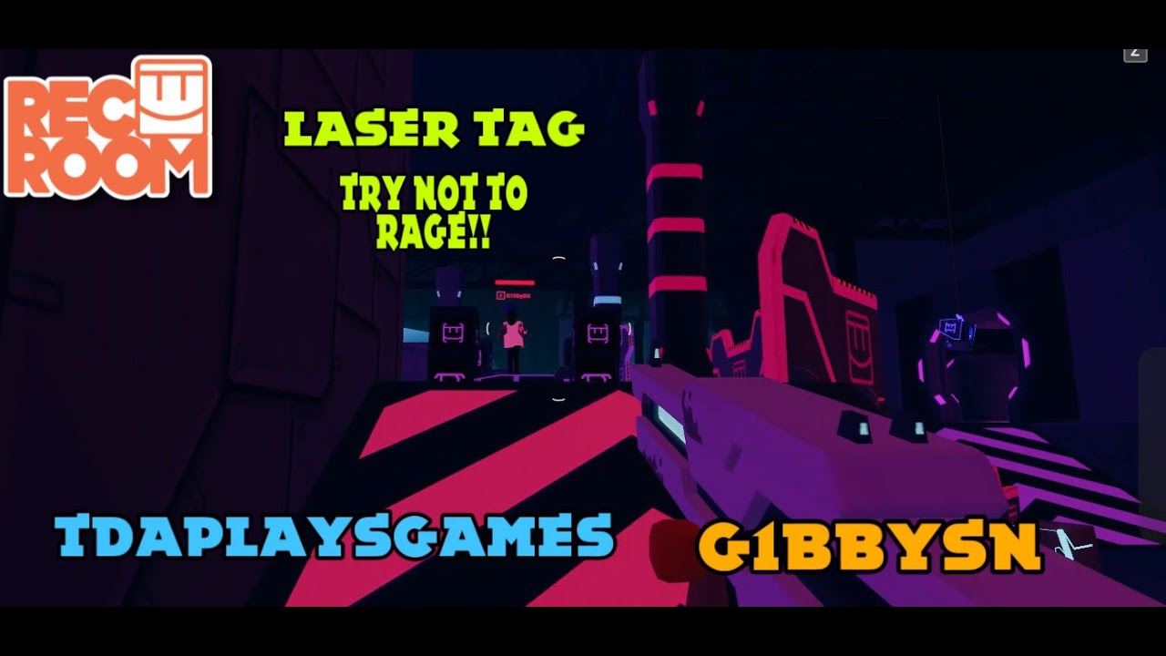 TRYING NOT TO RAGE!! laser tag in Rec Room - YouTube