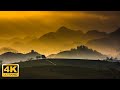 4 hours magnificent views of earth 4k with relaxation music