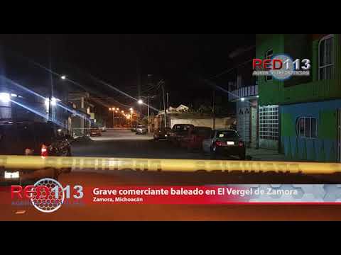 VIDEO Grave comerciante baleado en El Vergel de Zamora