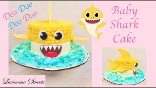 BABY SHARK CAKE TUTORIAL