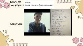 VIDEO PRESENTATION CALCULUS I (MAT183)