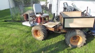 homemade articulating 4x4 tractor