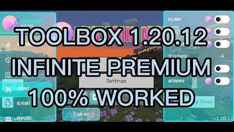 TOOLBOX FOR MINECRAFT 1.20.12 Infinite Premium Time 2023[Minecraft Mod Menu]