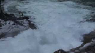 Sam Grafton runs Sunset Falls