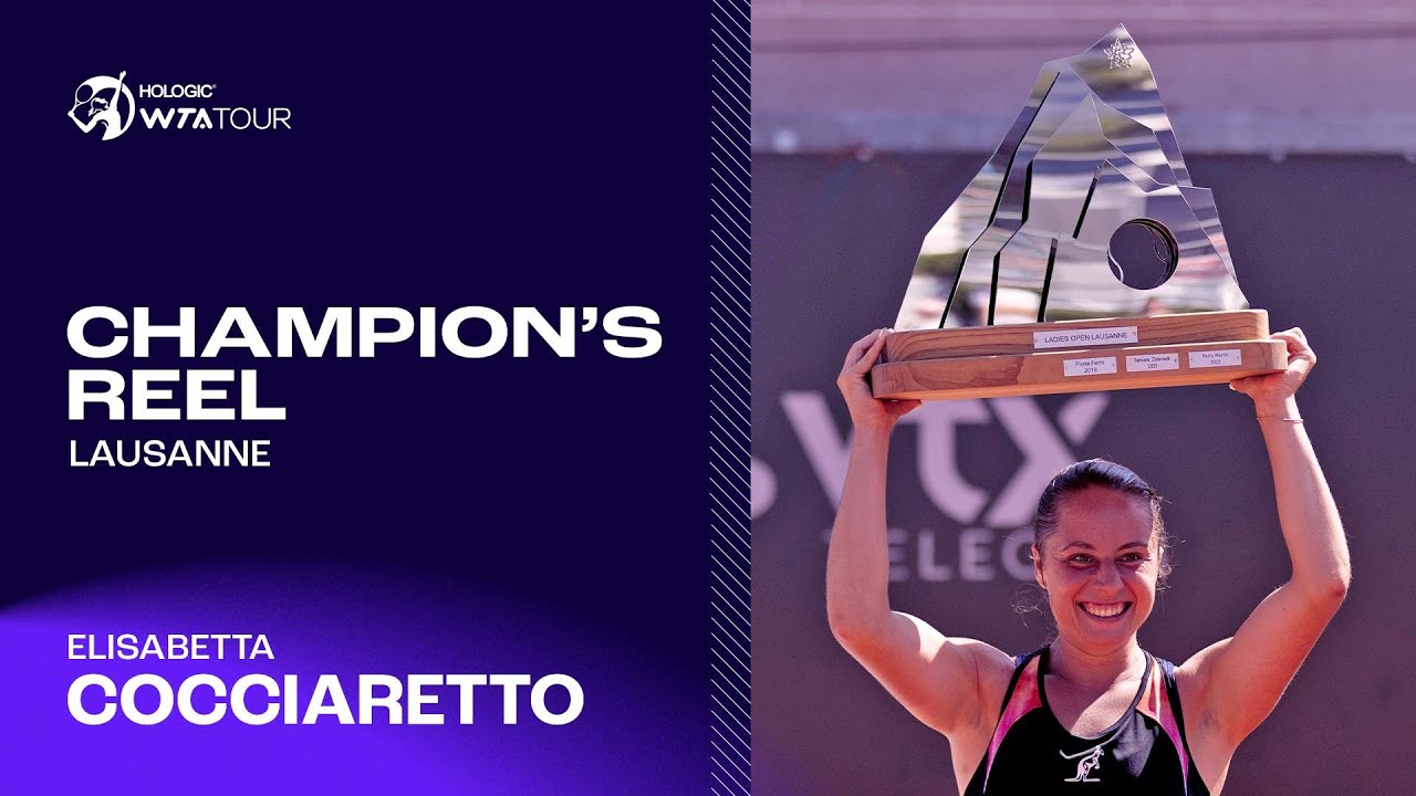 Champion Elisabetta Cocciaretto's TOP plays from Lausanne! 🙌