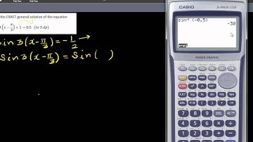 Finding the exact general solution of a trig equation