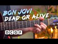 Play Wanted Dead Or Alive by Bon Jovi - 4 EASY chords & classic intro!