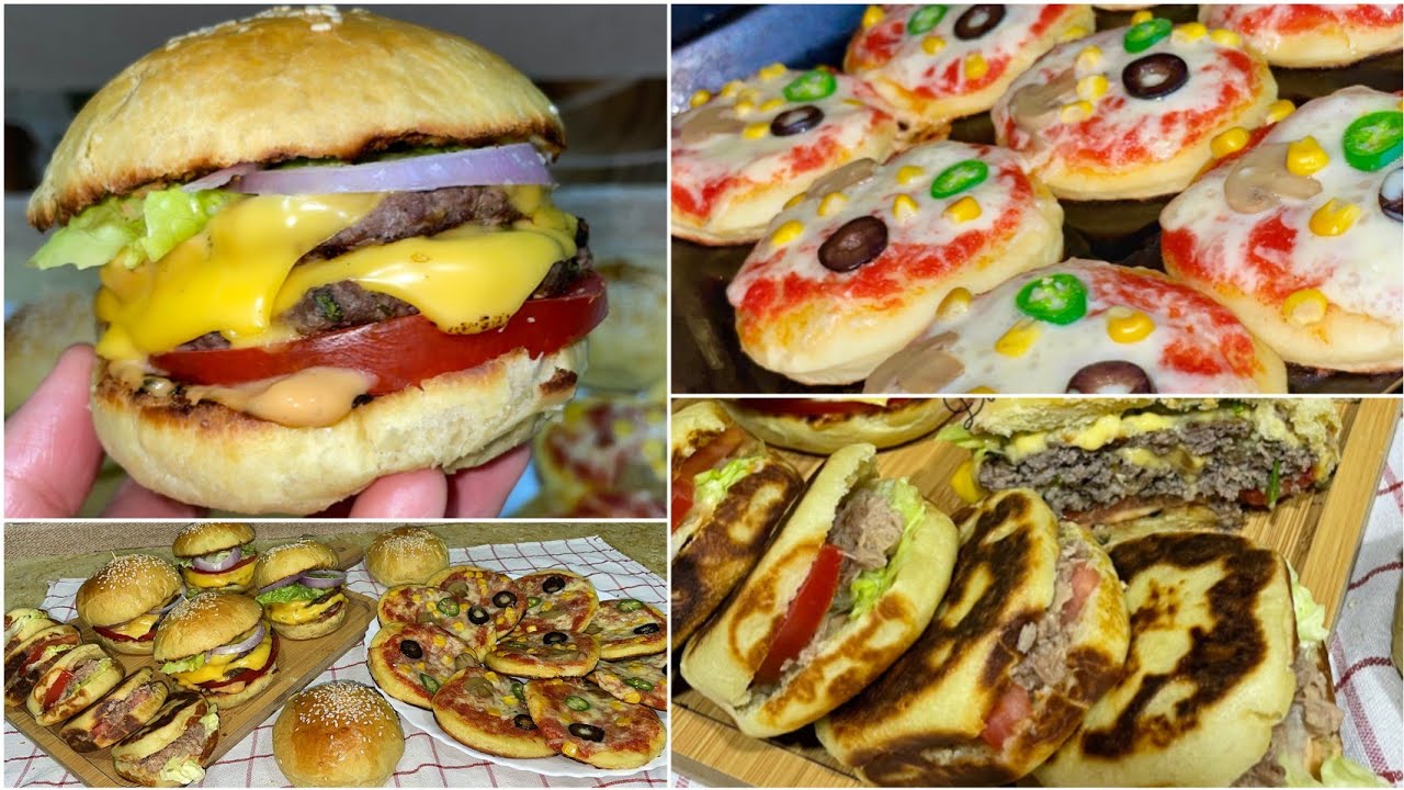 العجينة السحرية للمملحات بعجينة واحدة حظرت برڤر كالمطاعم/ ميني بيتزا/ميني بطبوط بأنجح و أسهل عجينة