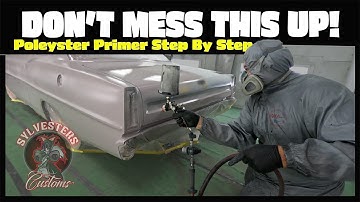How to Spray Polyester Primer for Beginners | Full Step-by-Step Tutorial