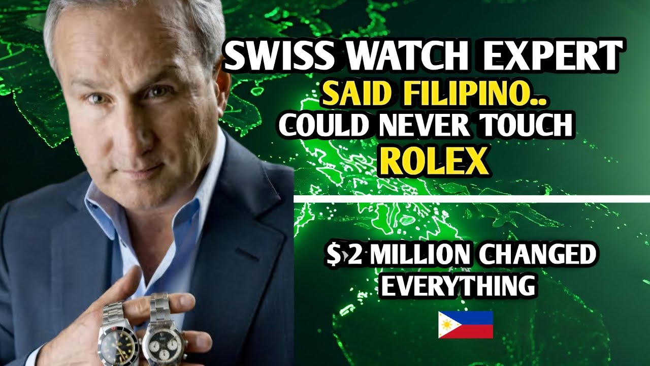Swiss Expert Mocked a Filipino Craftsman — His $2M Wooden Watch Silenced the World 🇵🇭