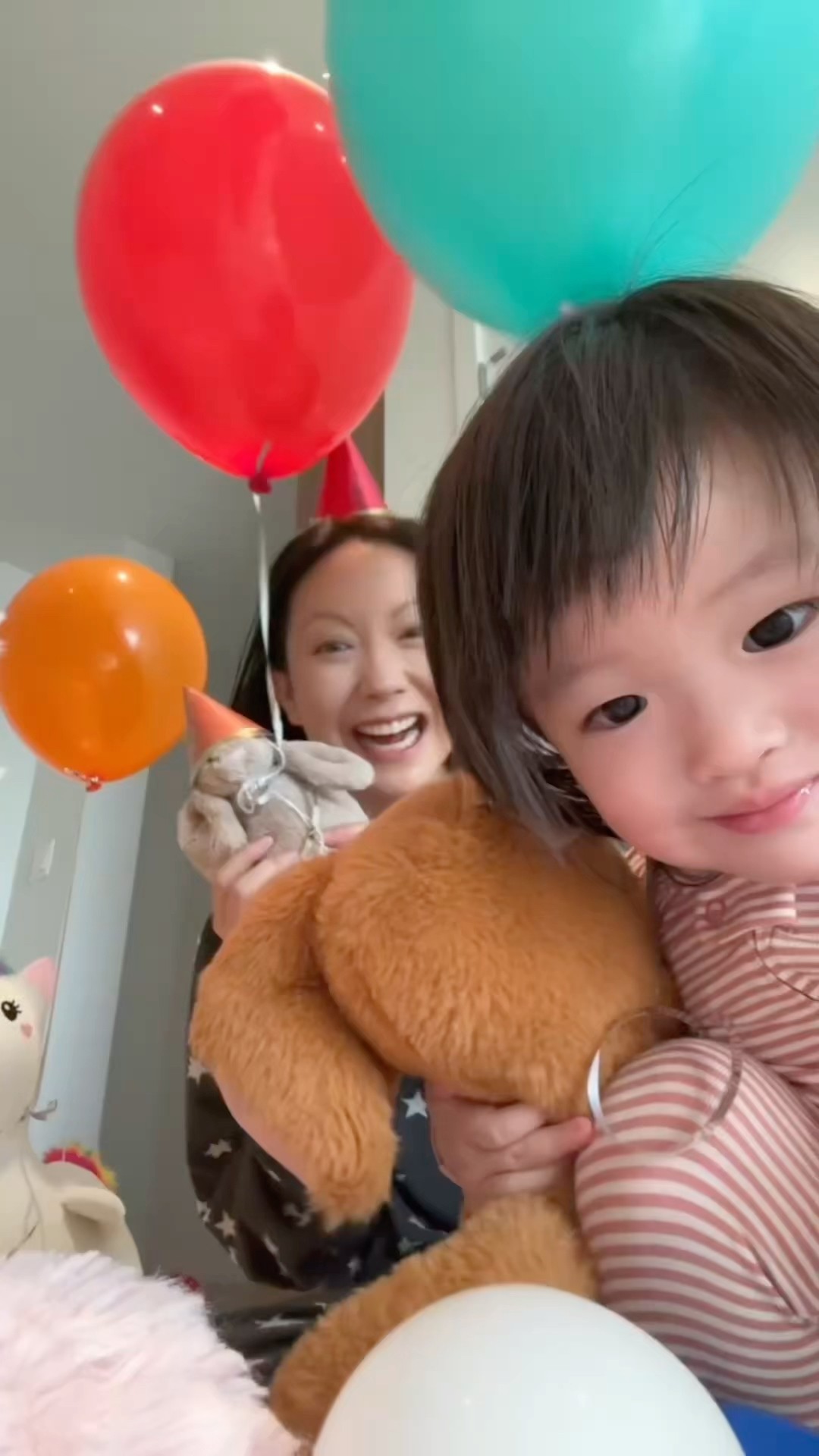 We surprised our 2 year old in the cutest way ??? #birthday #2yearsold