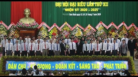 Báo Vĩnh Long| Bế mạc Đại hội Đại biểu Đảng bộ huyện Tam Bình lần thứ XII
