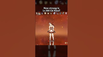 HOW STRONG IS LV.100 C6 KLEE