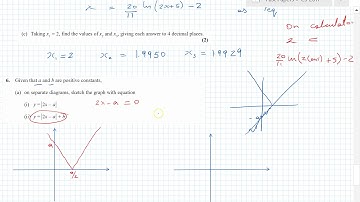 C3 Edexcel 2017 questions 5, 6, 7