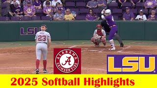 #23 Alabama vs #7 LSU Softball Game Highlights 4 5 2025