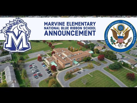 Marvine Elementary School National Blue Ribbon Award Announcement