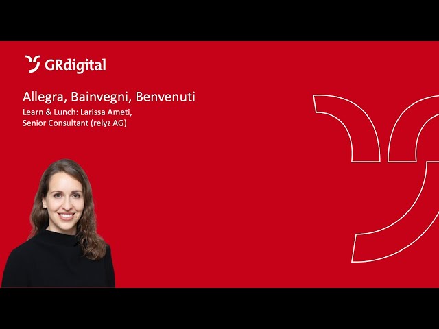 Watch GRdigital Learn & Lunch: Customer Journey Mapping (Larissa Ameti - relyz AG) on YouTube.