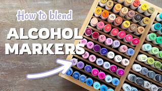 HOW to BLEND ALCOHOL MARKERS ft. Ohuhu 💙 Cozy Coloring Session with tips!