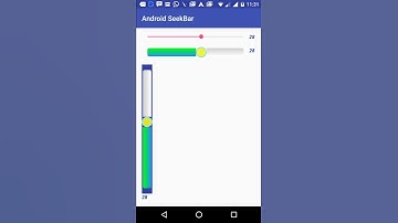 Android Seekbar - Customization & usage