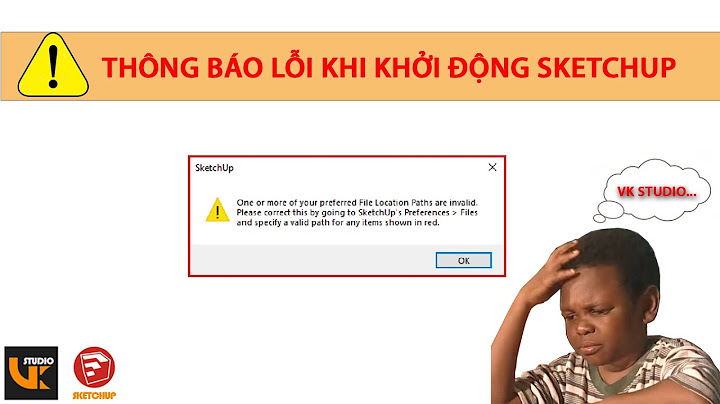Lỗi khi mở file sketchup locked read only