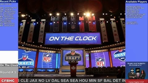 2022 NFLHC Draft - Day #2 (Rounds 2-3)