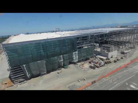 Construcción del Composite Wing Center de Boeing