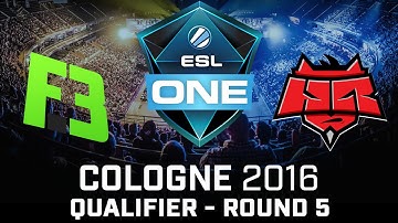 ESL One Cologne 2016 Main Qualifier CS:GO Highlights | Round 5 | Flipside vs. Hellraisers | Overpass