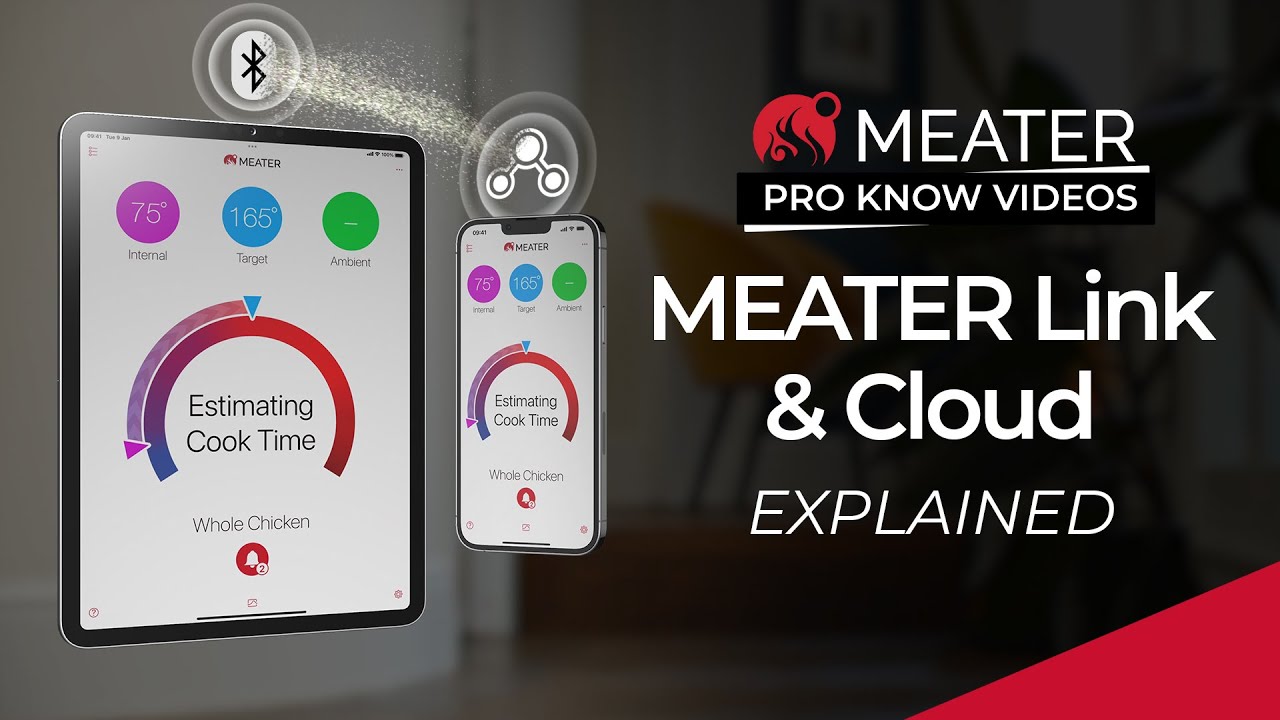 Original MEATER: Wireless Smart Meat Thermometer | 33ft Wireless Range |  for The Oven, Grill, BBQ, Kitchen | iOS & Android App | Apple Watch, Alexa