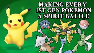 Making EVERY Gen 1 Pokemon A Spirit Battle for Super Smash Bros Ultimate