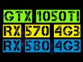 GTX 1050 Ti VS RX 570 VS RX 580 | Test in 18 Games