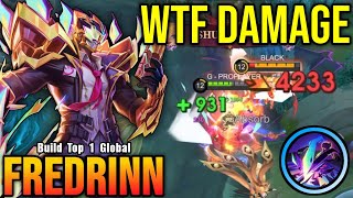 ONE SHOT DELETE!! Powerful Fredrinn Insane 17 Kills & 17 Assist - Build Top 1 Global Fredrinn ~ MLBB