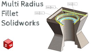 How to Do Multi Radius Fillet Solidworks