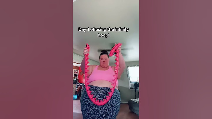 lost 80+lb with the infinity hoop