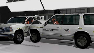 BeamNG: 2003 Gavril D-Series Side Test