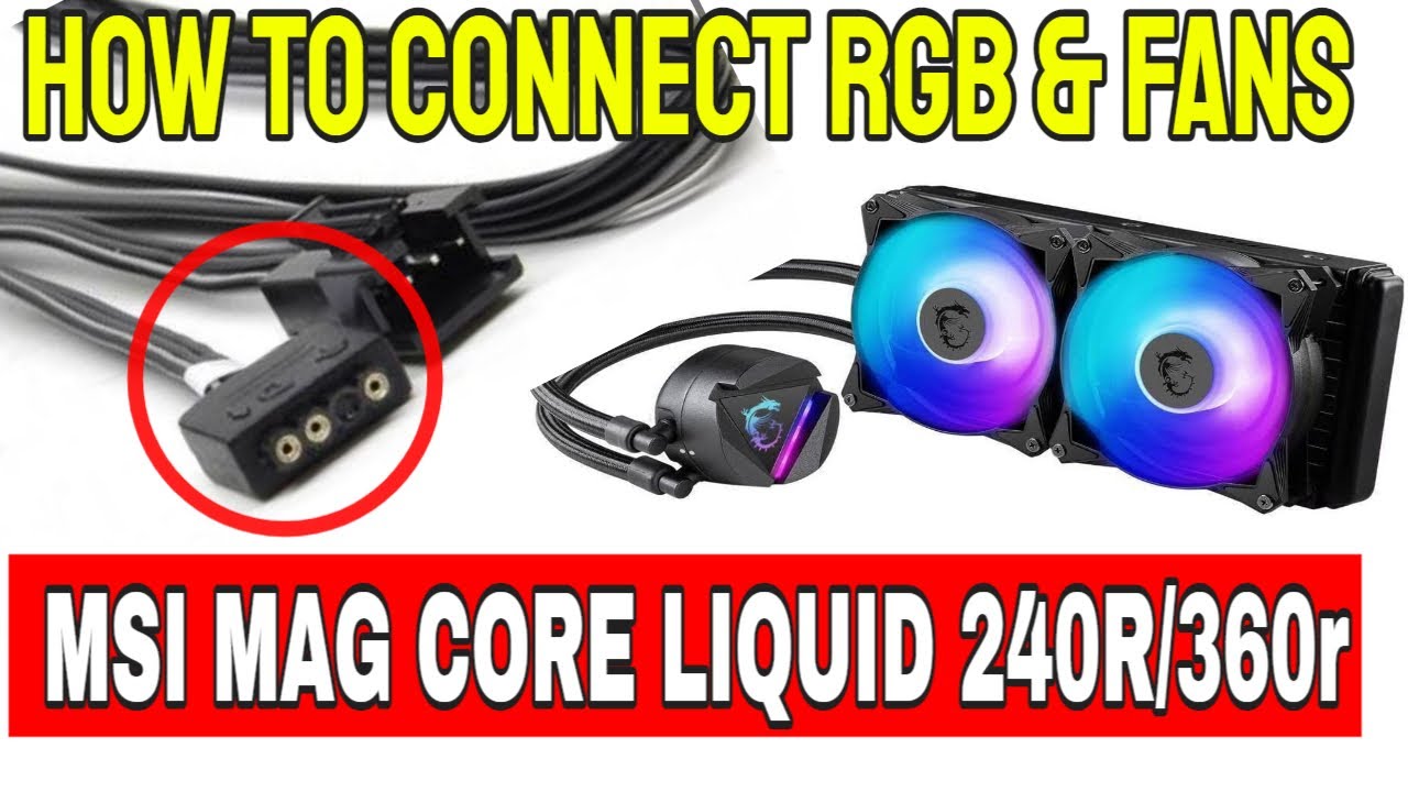 MSI MAG CORELIQUID 360R V2 AIO RGB CPU Liquid Cooler