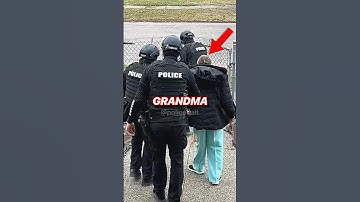 Grandma Gets Escorted By SWAT Team 😎
