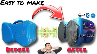 Home made portable home theater? Easy to makebluetoothspeaker mp3 amplifierhometheater