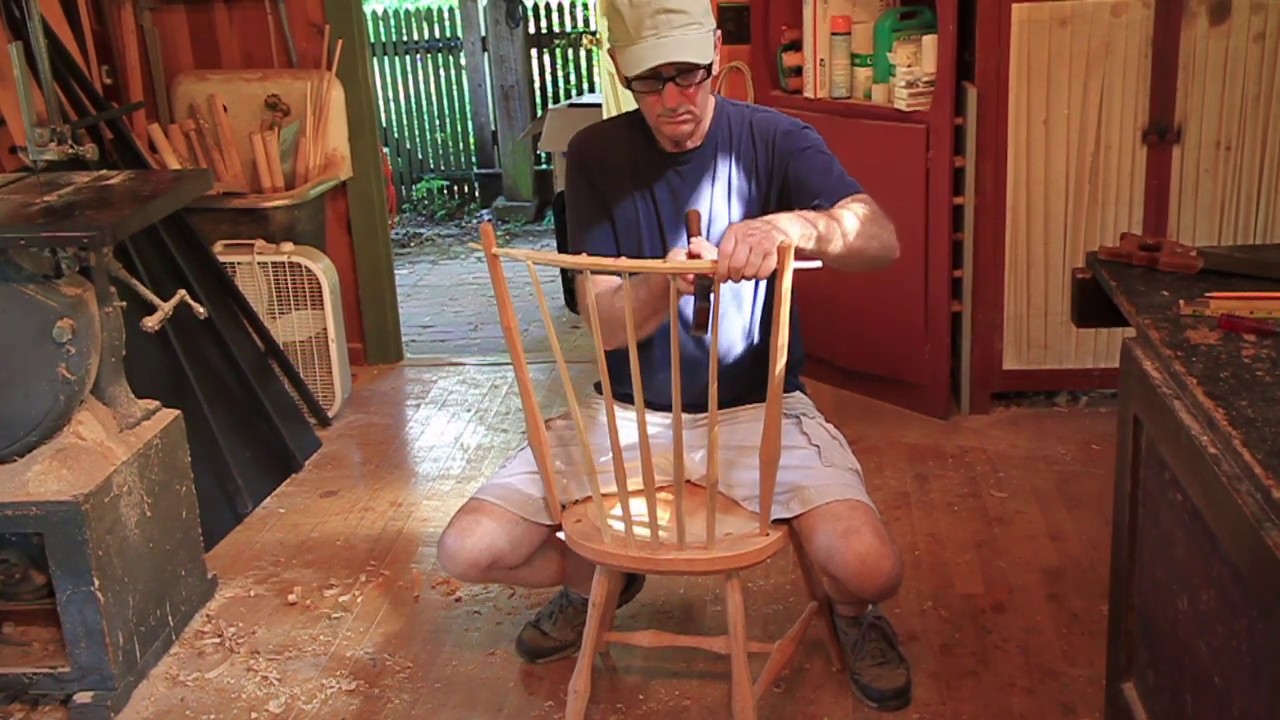 20.  Assembling the Back of the Chair