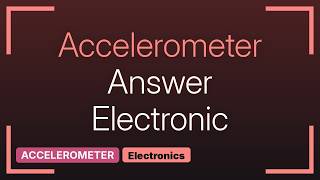 Electronics: Measuring speed with 3axis accelerometer