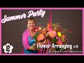 Summer Party Flower Arrangement by Jacqueline Boerma